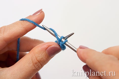 Вязание спицами. Урок 2 - Лицевые петли | Knit (stitch)