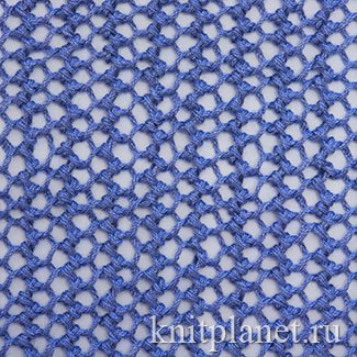 Платочное кружево - Двусторонний сетчатый узор используется для вязания платков, шалей, шарфов. Вяжется легко и быстро. Видео урок по вязанию спицами